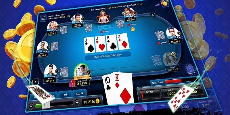 Các hành động trong quy tắc chơi Poker