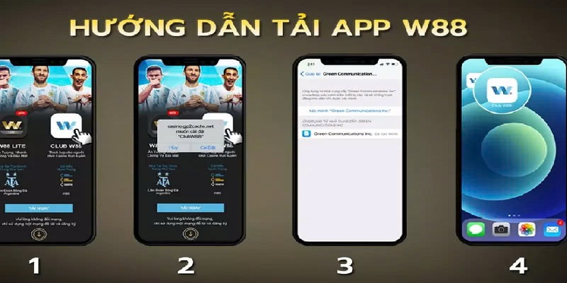 Hướng dẫn tải app W88 rất nhanh chỉ với ít phút